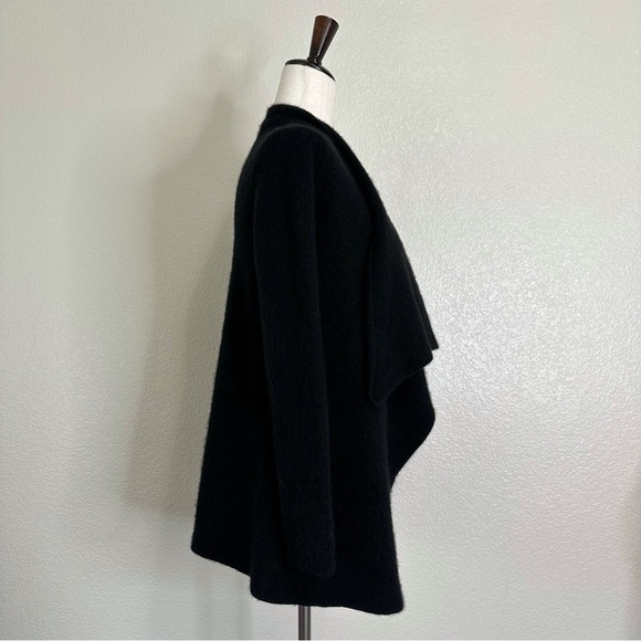 The Cashmere Project 100% Cashmere Black Open Front Cardigan, Sz Small - Picture 7 of 14